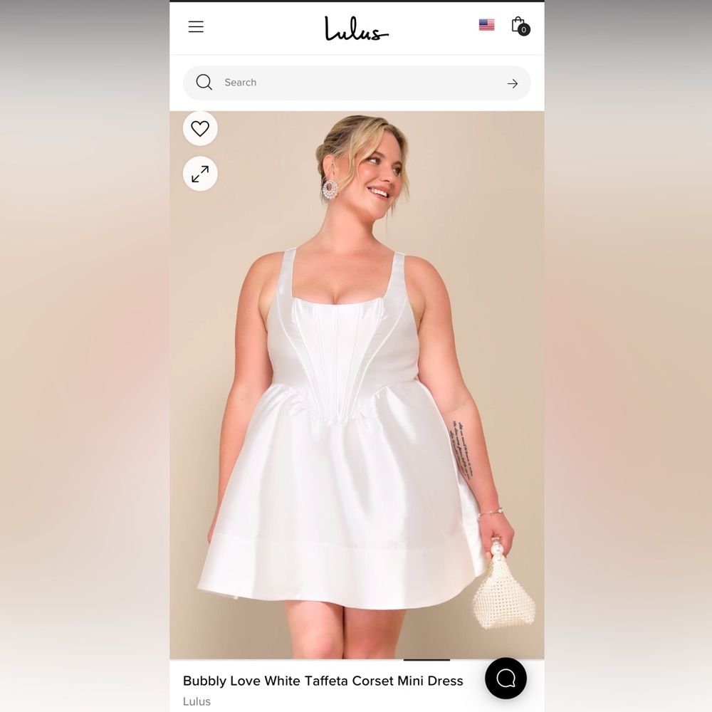 Lulus White Bubble Mini Dress 🤍